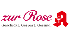 Logo der Vesandapotheke Zur Rose - Geschickt. Gespart. Gesund.
